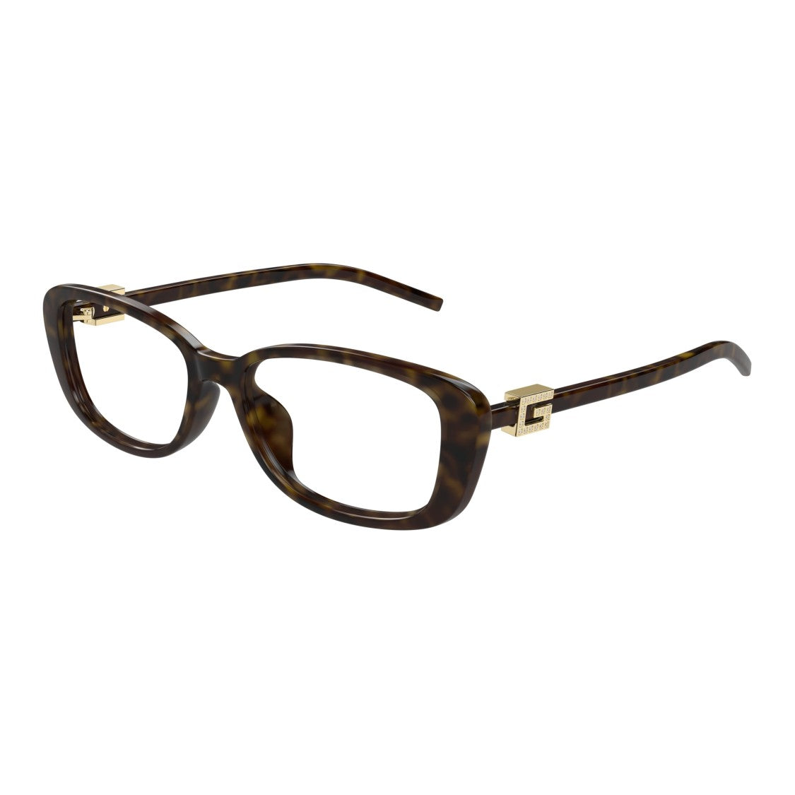 Gucci Gg1685ok Rectangular Tortoiseshell Eyeglasses