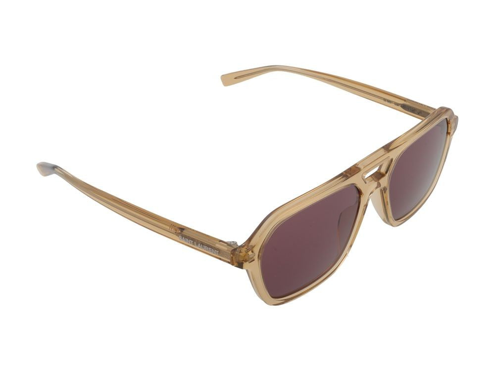 Saint Laurent Yellow Sl 905 Geometric Sunglasses