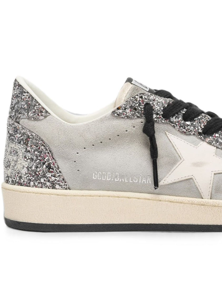 Golden Goose Low-Top Glitter Accent Star Detail Sneakers