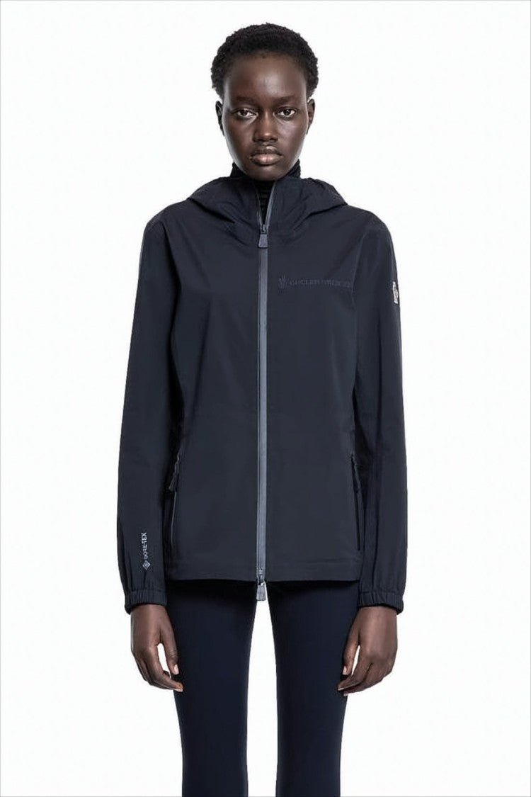 Moncler Black Moncler Jacket With Hood