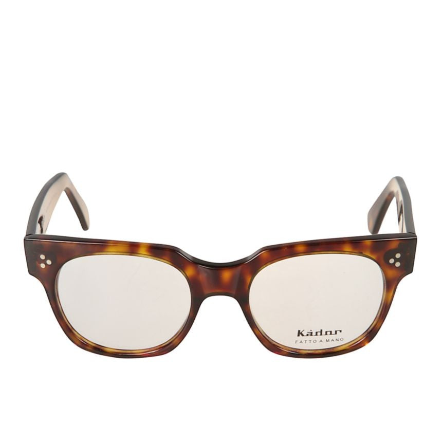 Kador Hampton Classic Tortoiseshell Eyeglasses With Silver Dot Accents