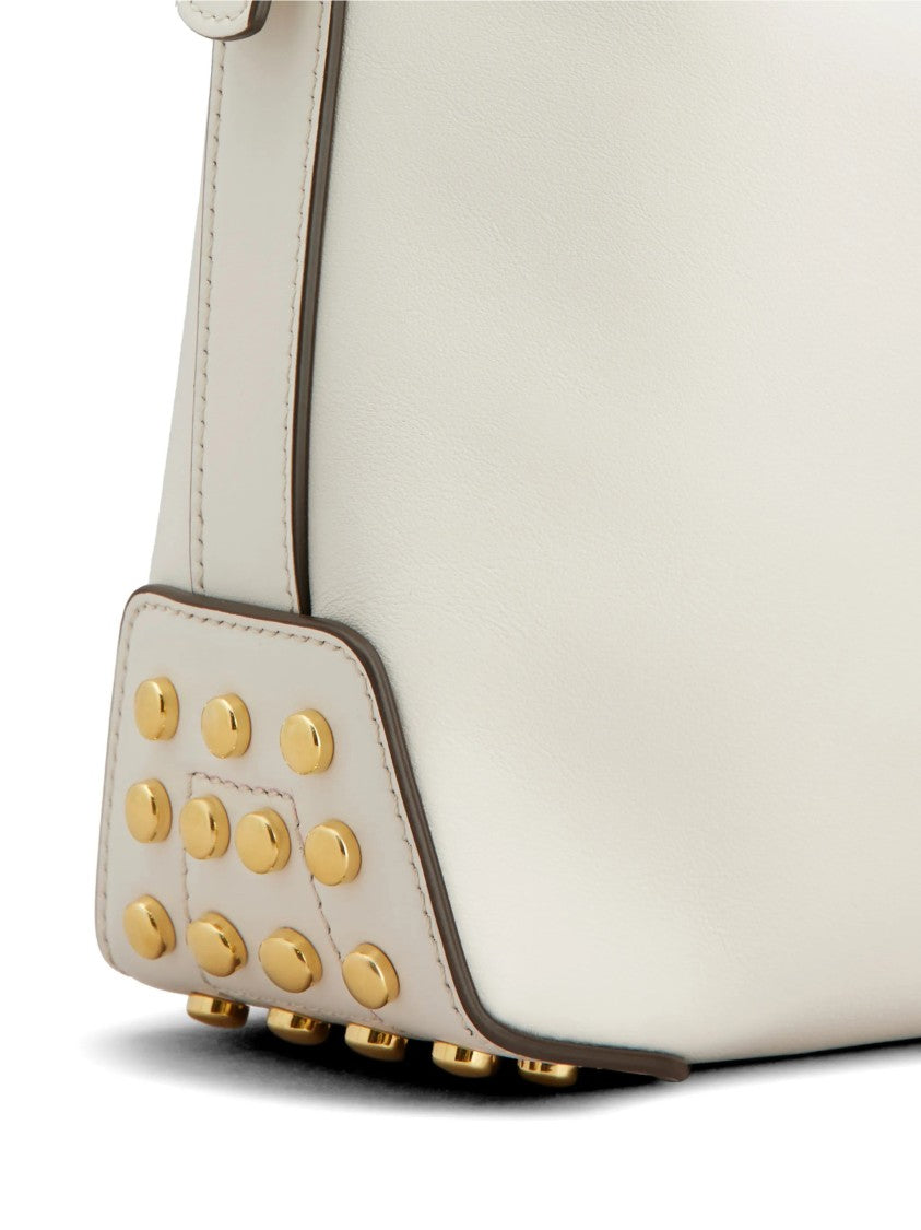 Tod's Structured Smooth Curved Shoulder Bag