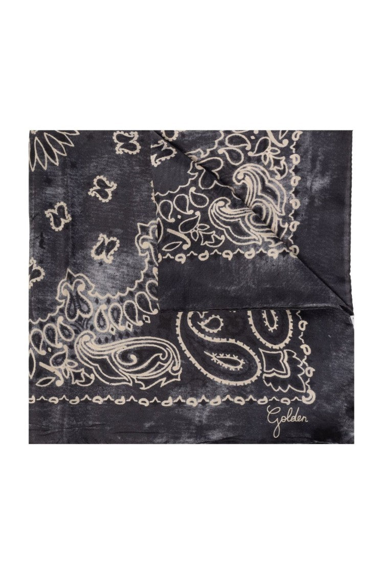 Golden Goose Paisley Print Scarf