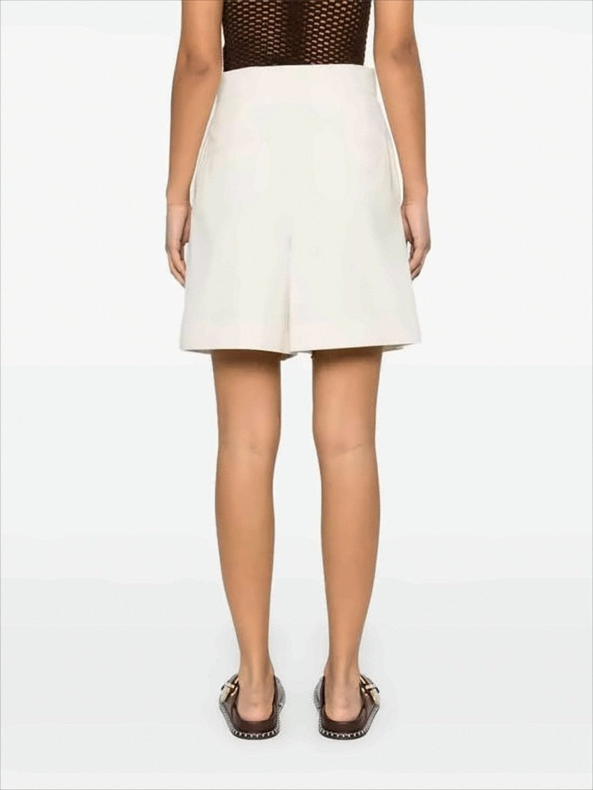 A.P.C. High-Waisted Tailored Shorts With Double-Button Closure