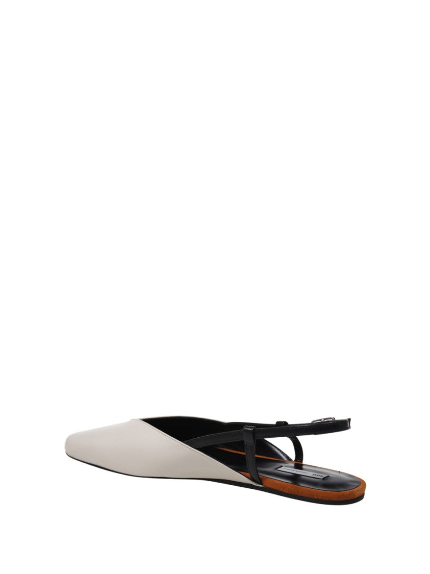 Ami Pointed Toe Slingback Shoes