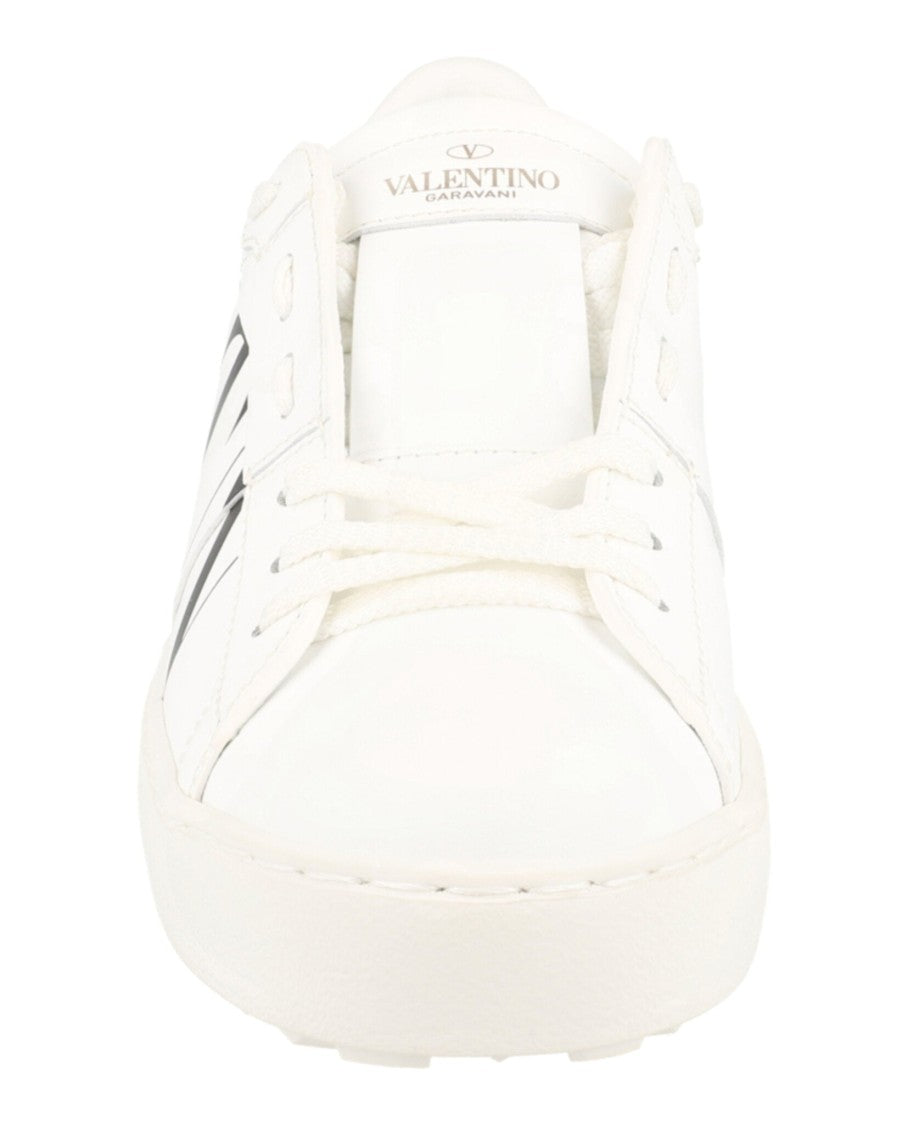 Valentino Open Vltn Leather Low-Top Sneakers