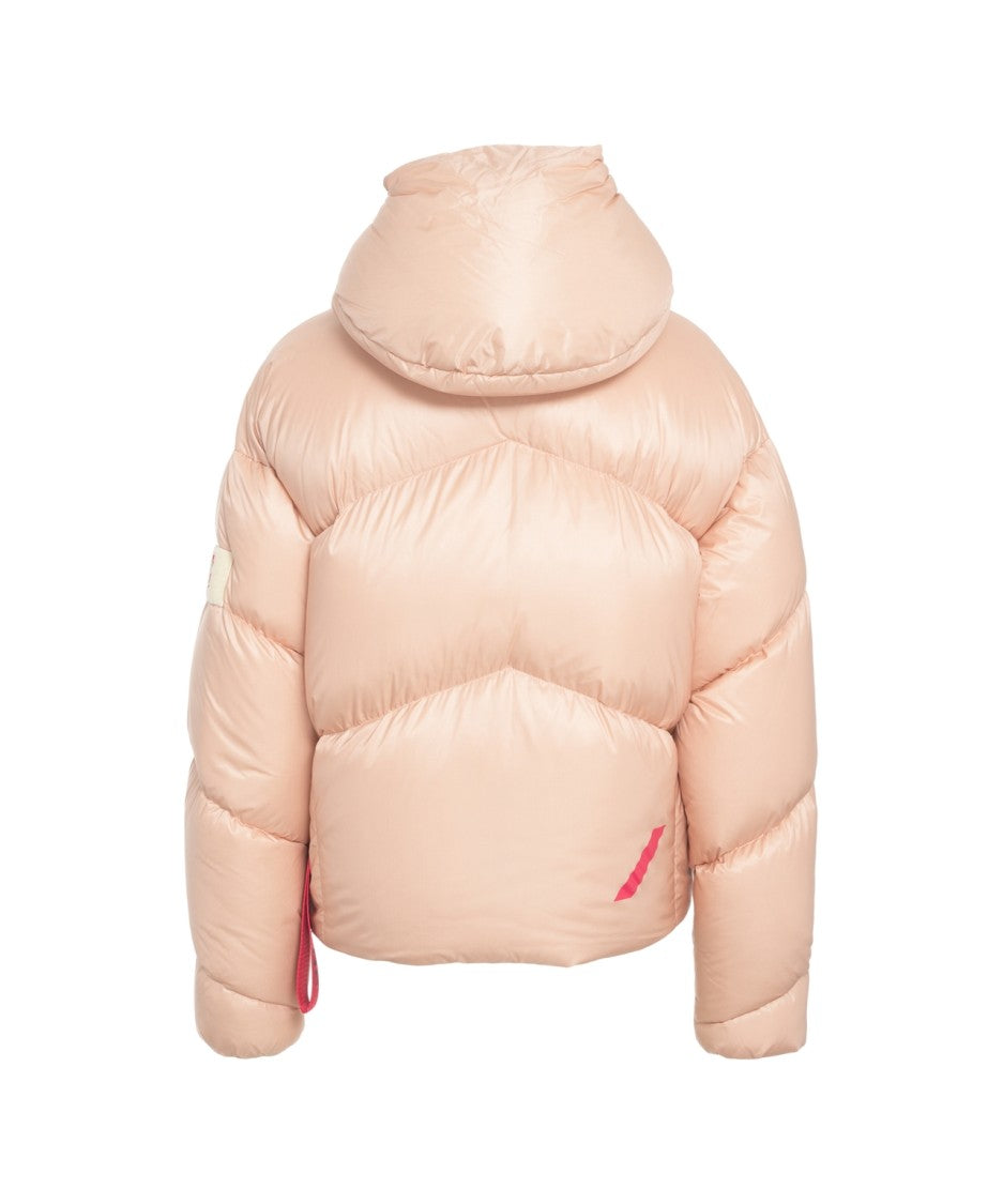 After Label Cropped Quilted Puffer Jacket