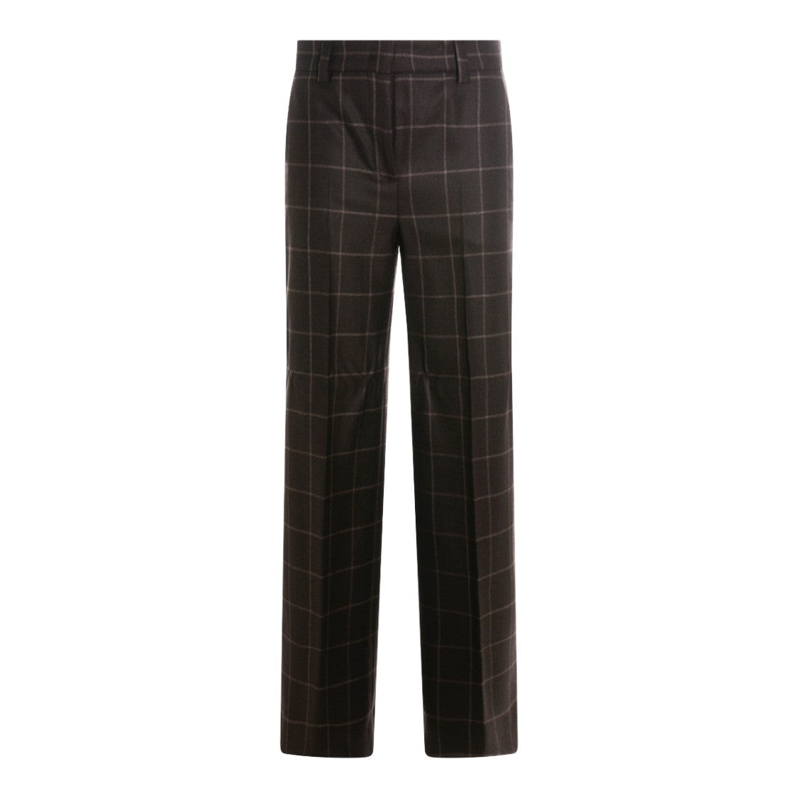 Incotex Brown Wool Pants