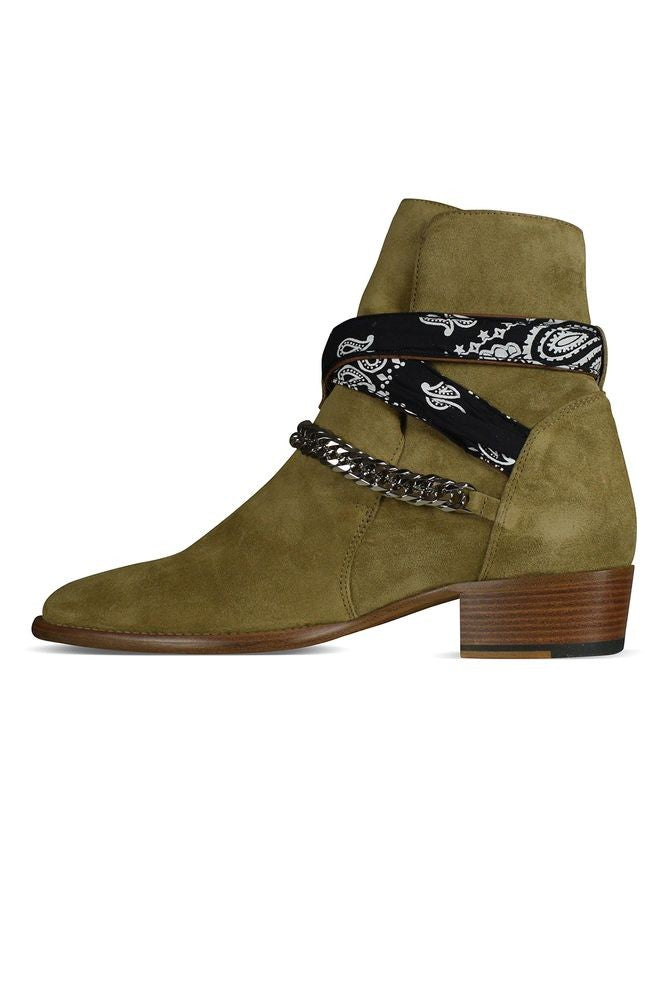 Amiri Boots Bandana Buckle