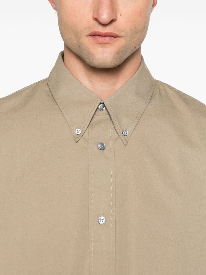 Studio Nicholson Sesame Beige Relaxed Fit Shirt