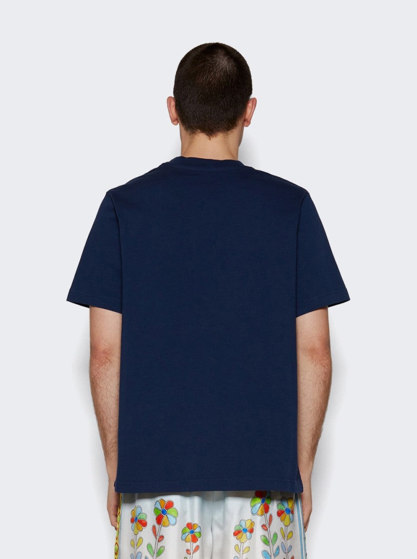 Casablanca La Medaille Printed T-Shirt Black