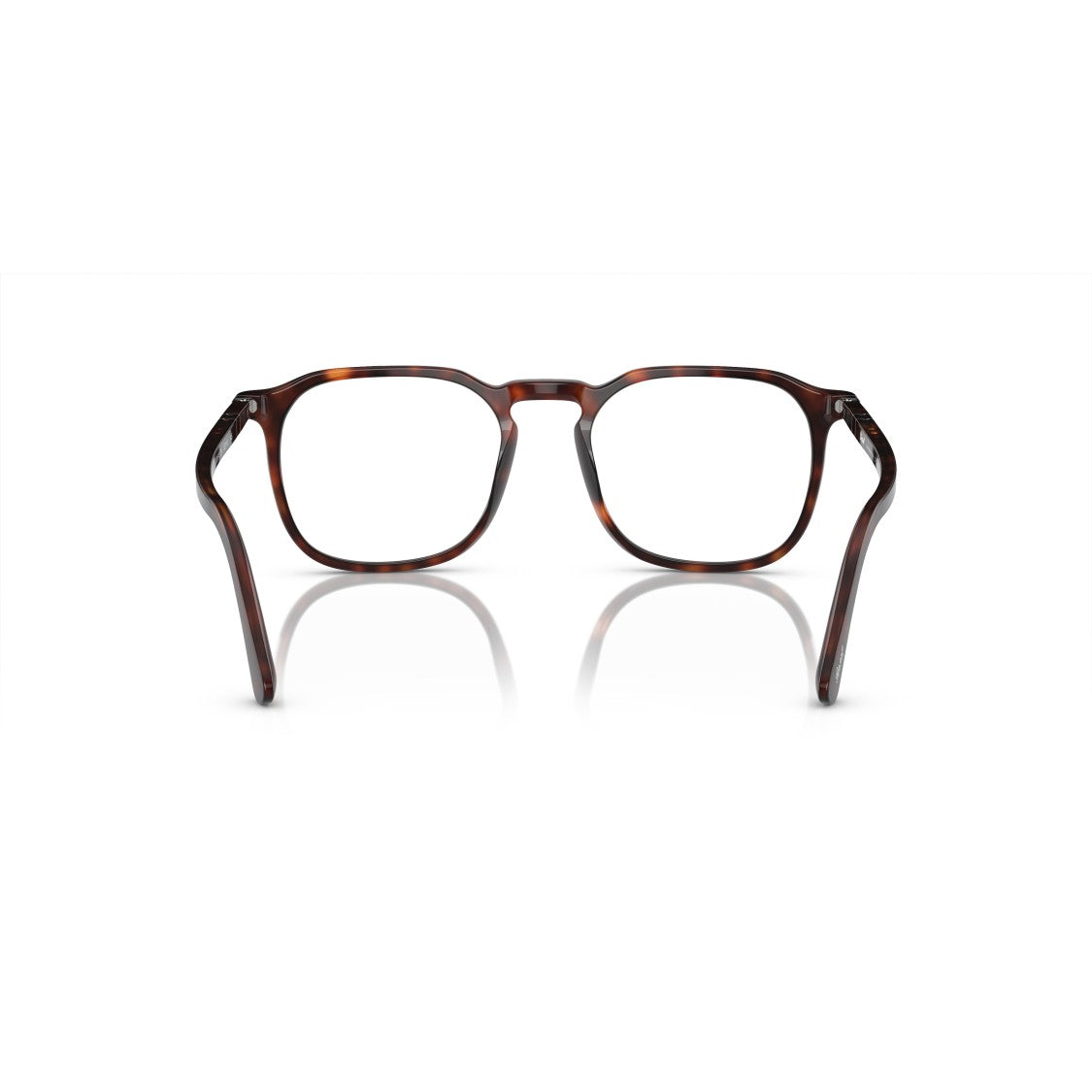 Persol 0Po3337v Square Acetate Eyeglasses With Tortoiseshell Pattern