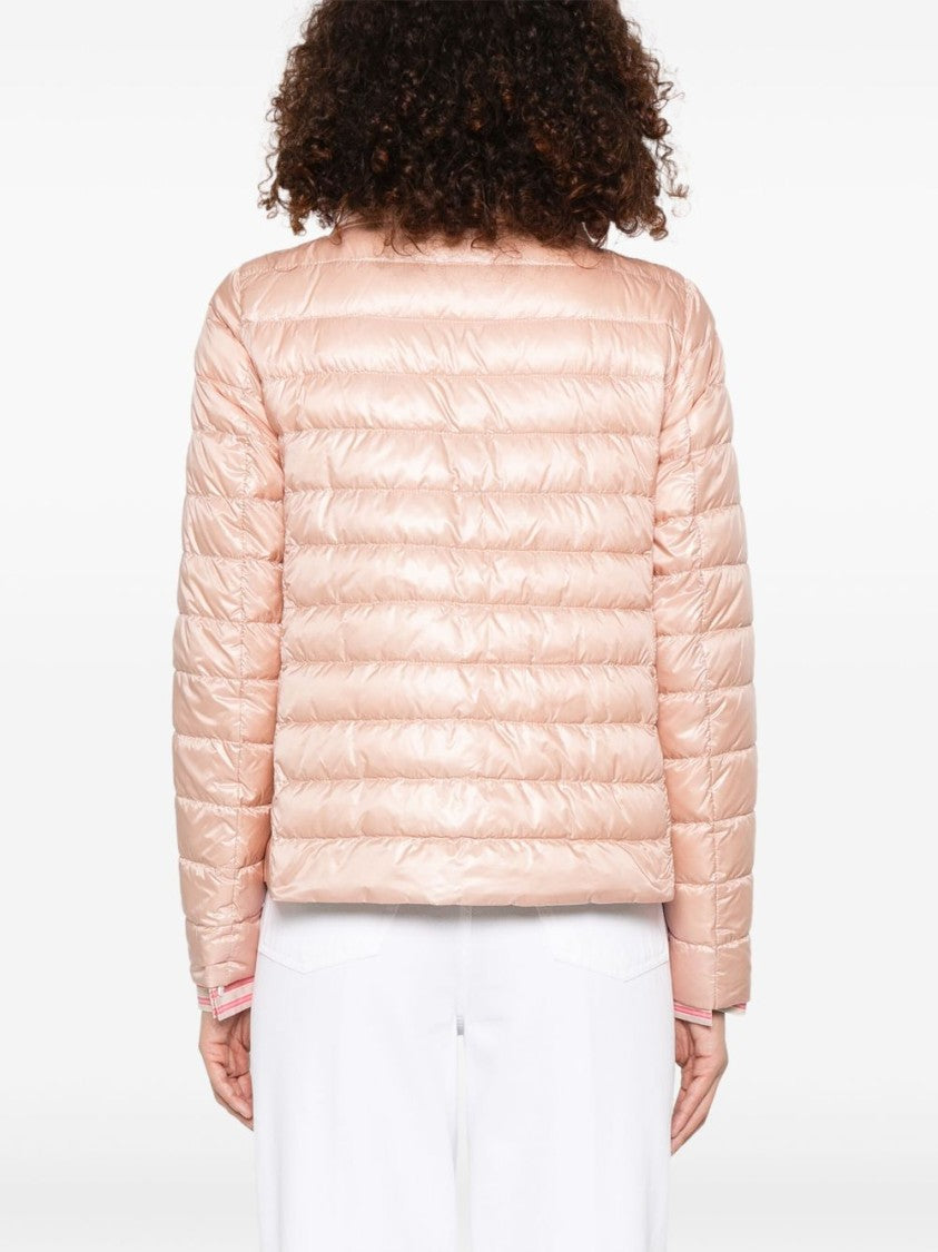 Herno Quilted Pink Coat