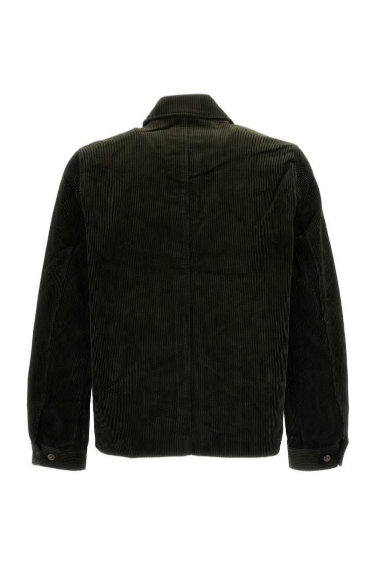 Les Deux Water-Repellent Wide-Wale Cotton Corduroy Coach Jacket