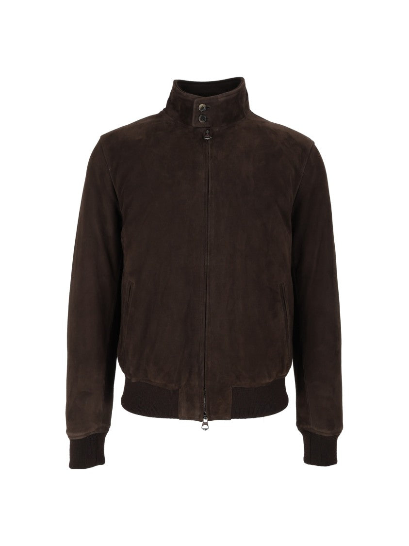 Stewart Brown Nuvola-Light Suede-Down S802 Down Jacket