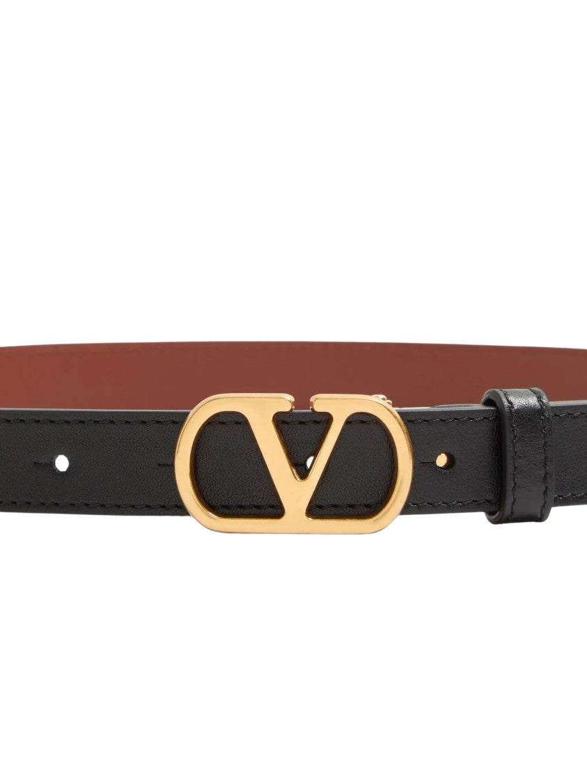 Valentino Cultura Reversible Logo Buckle Belt