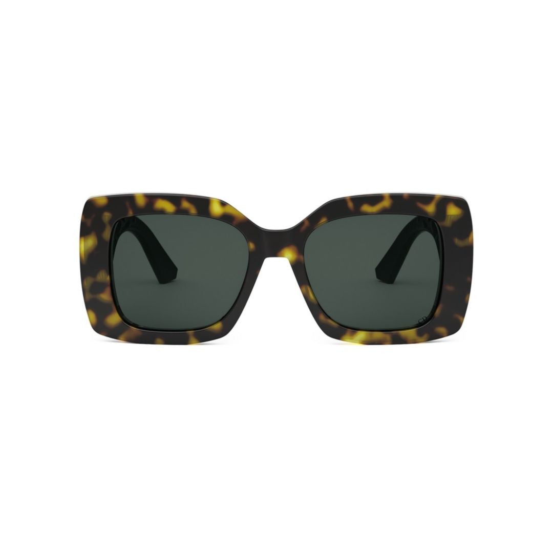 Dior Cd40179i Bold Square Tortoiseshell Sunglasses