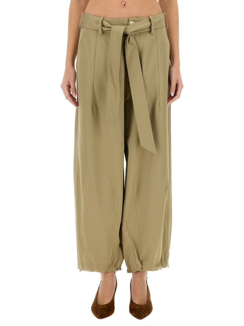 Alysi Relaxed Fit Belted Pants