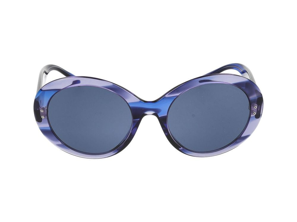 Giorgio Armani Sunglasses 0Ar8174 595380 Striped Blue 53/21/140