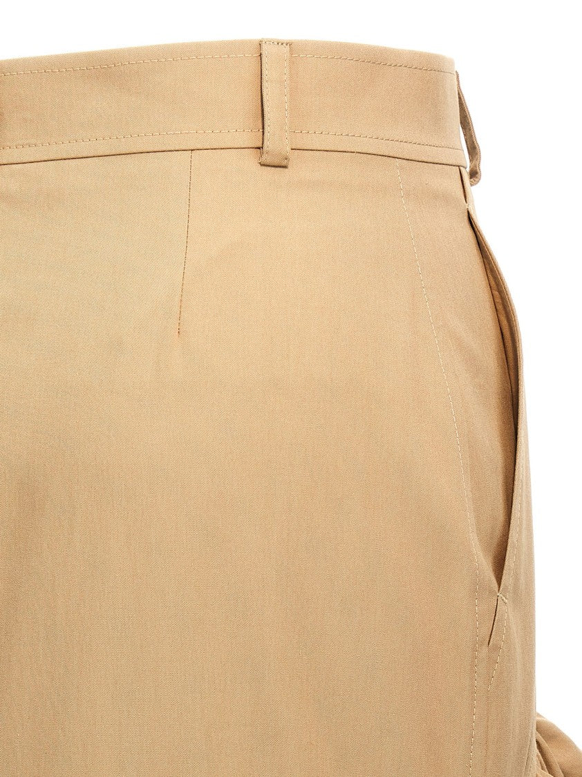 Moschino Asymmetrical Cotton Canvas Skirt