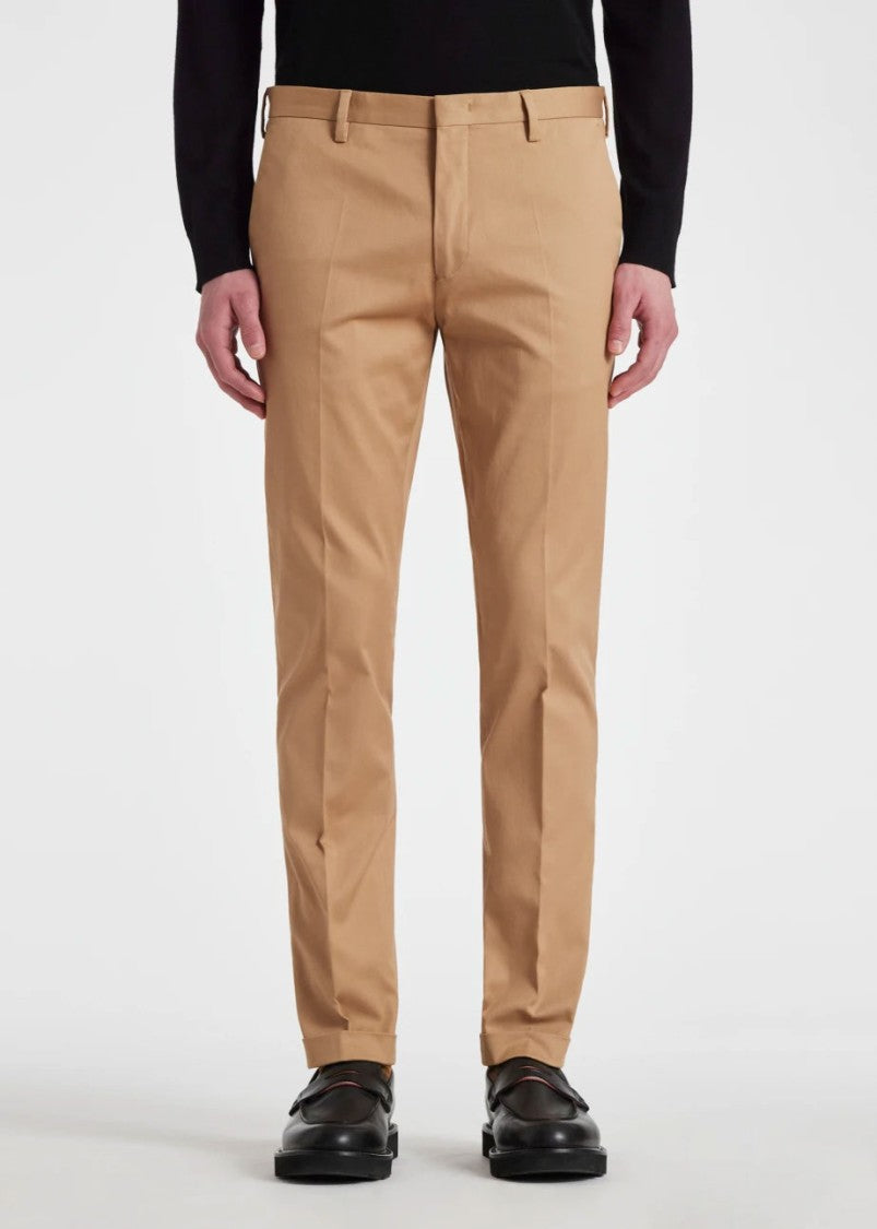Paul Smith Tailored Beige Chinos With Turn-Up Hems
