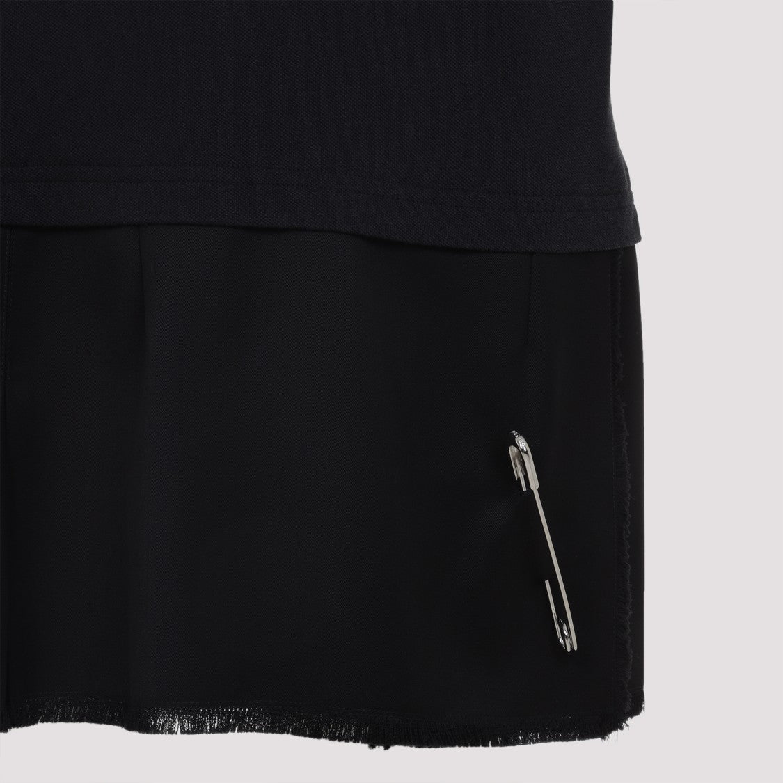 Balenciaga Layered Polo Cotton Mini Dress