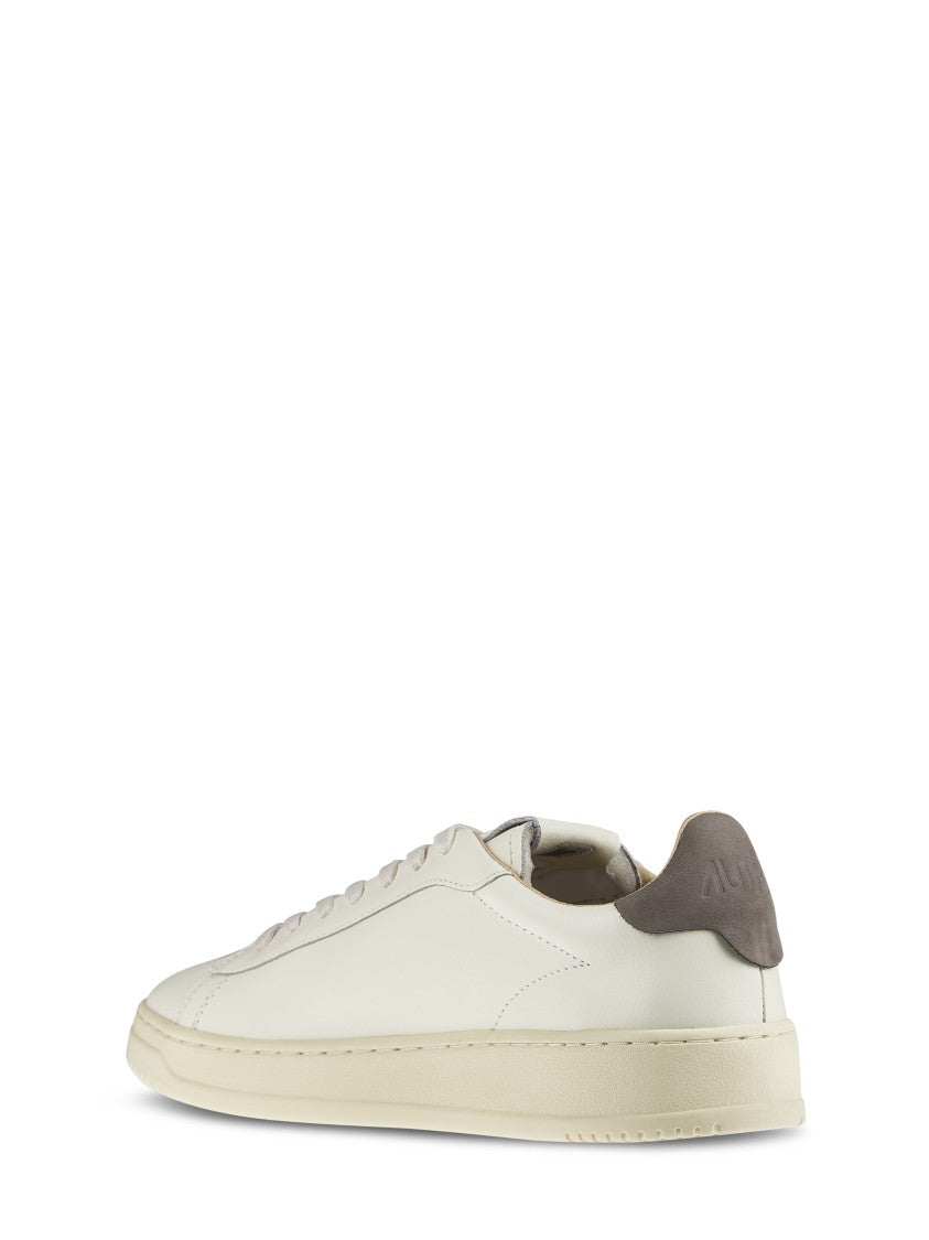 Autry Low-Profile Sneakers With Nubuck Heel Tab