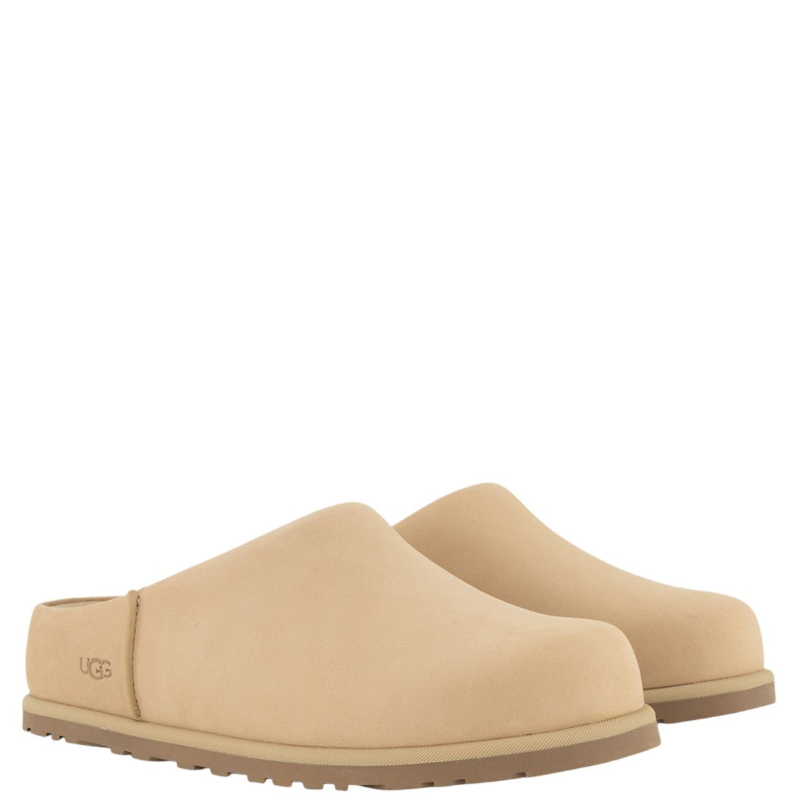 Ugg Slip-On Nubuck Leather Clogs With Eva Midsole
