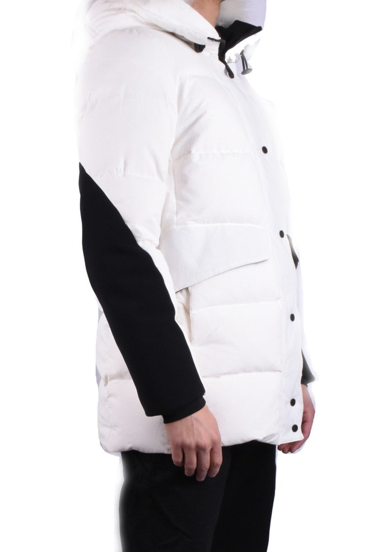 Peuterey White Nylon Quilted Down Jacket