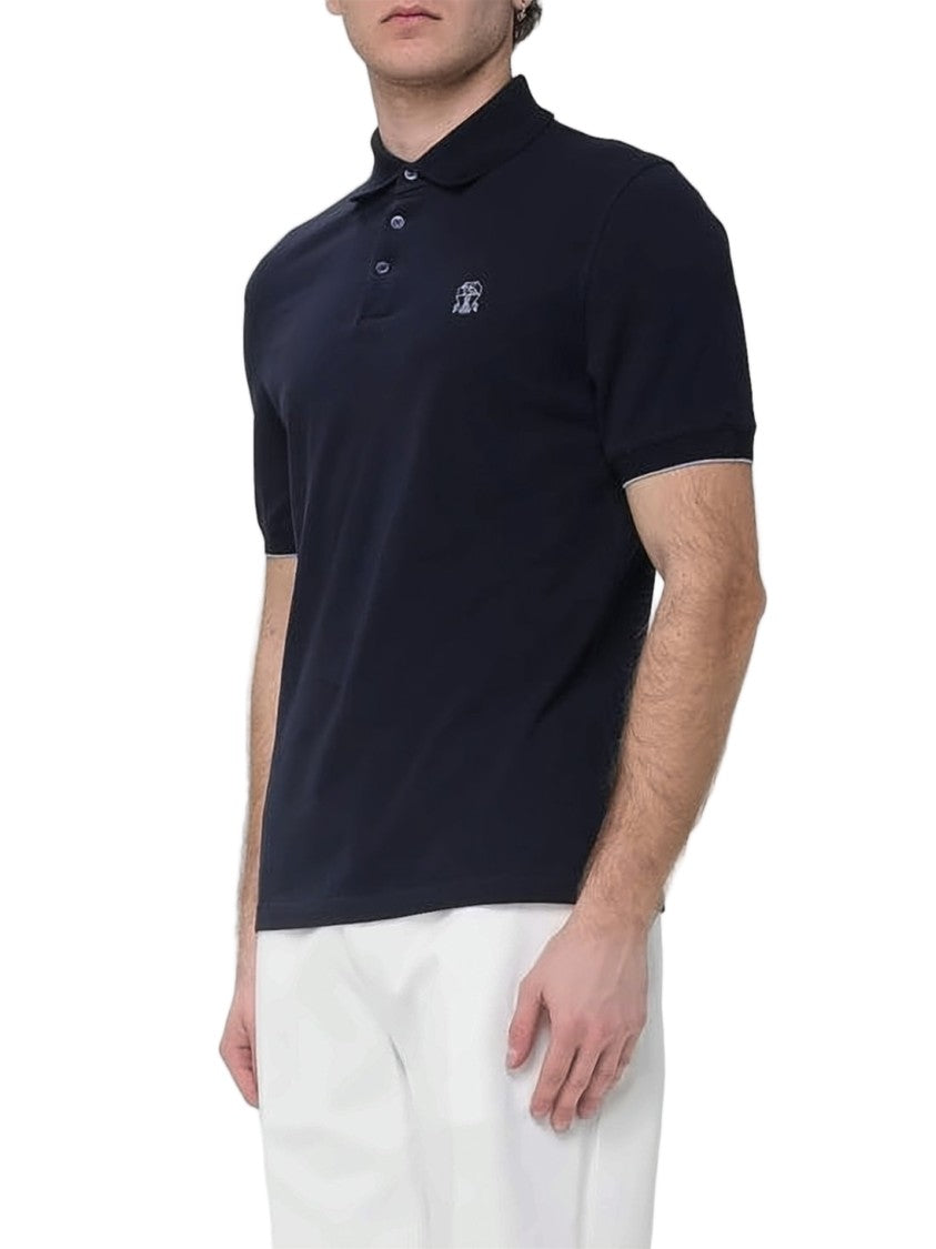 Brunello Cucinelli Classic Short-Sleeve Polo Shirt