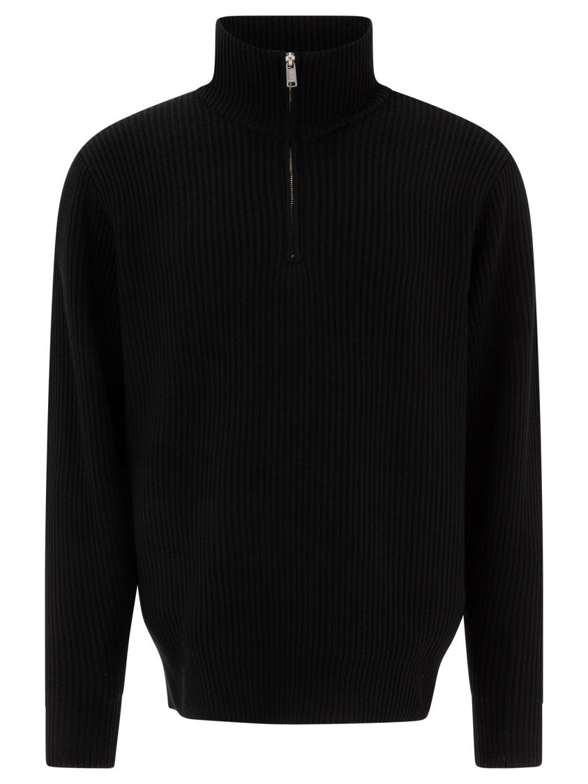 Nonnative Ribbed Knitwear With High Collar