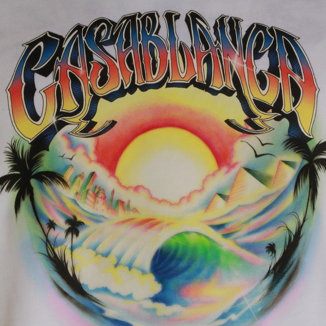 Casablanca Short-Sleeve Graphic T-Shirt
