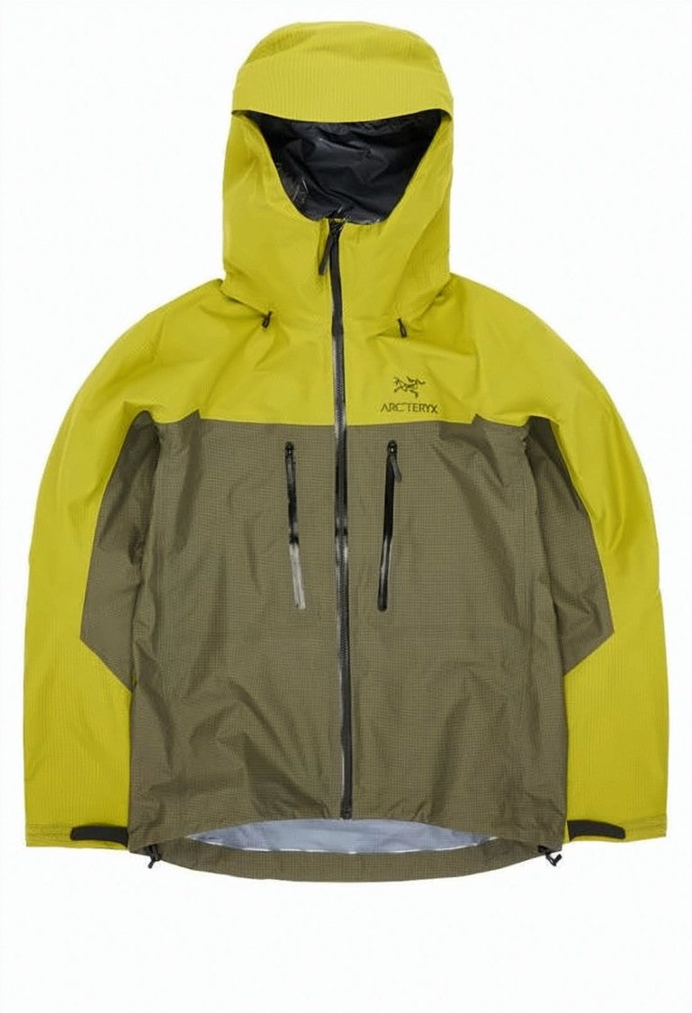 Arc'teryx Two-Tone Technical Jacket With Adjustable Features