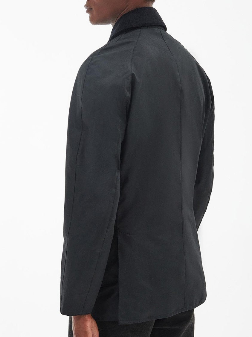 Barbour Iconic Ashby Wax Jacket With Corduroy Collar
