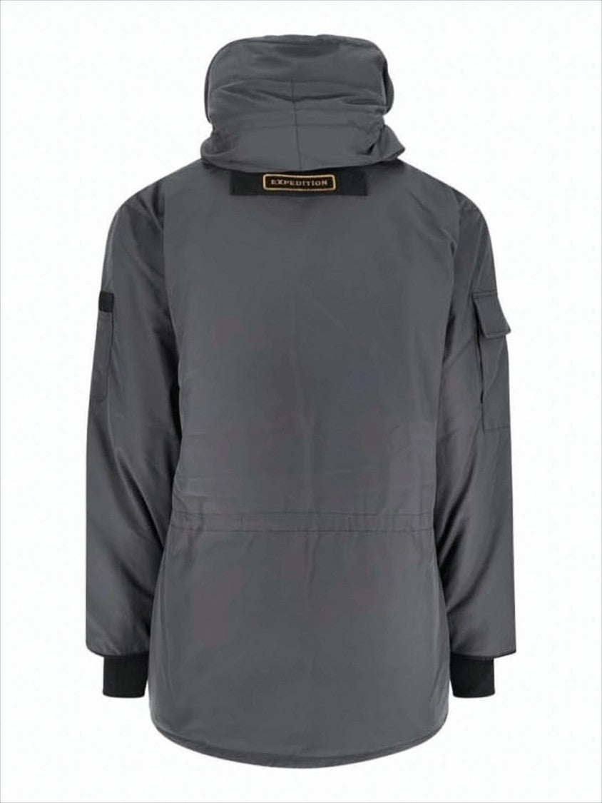 Canada Goose Heavy-Duty Grey Expedition Parka With High Collar