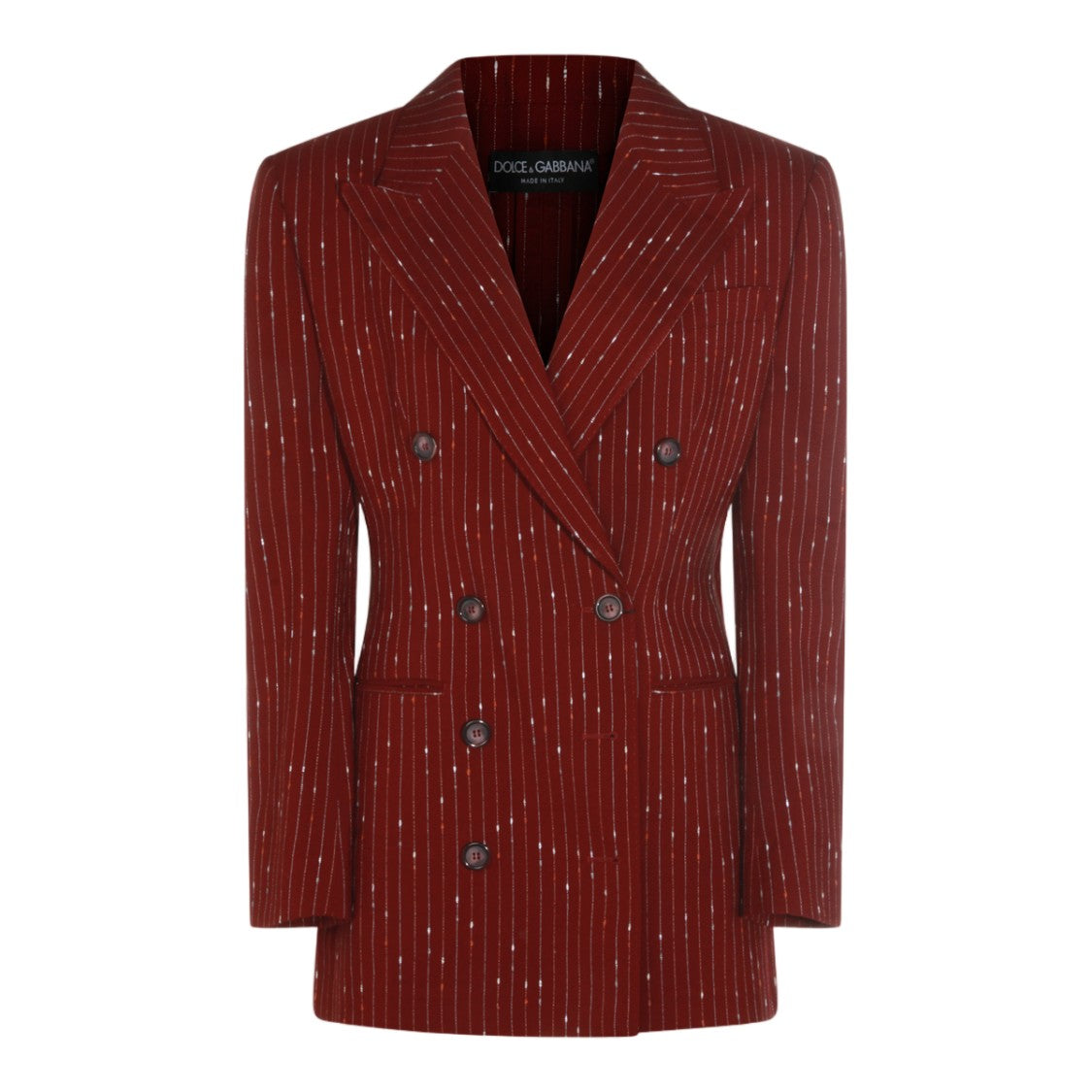 Dolce & Gabbana Tailored Double-Breasted Pinstriped Jacket