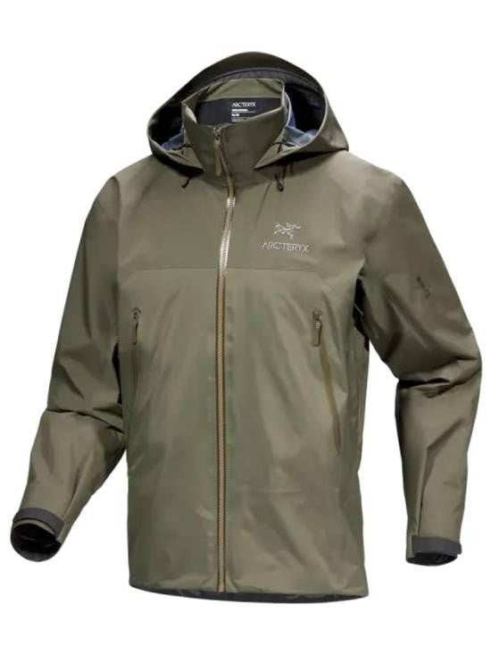 Arc'teryx Green Lightweight Hooded Jacket With Minimalist Design