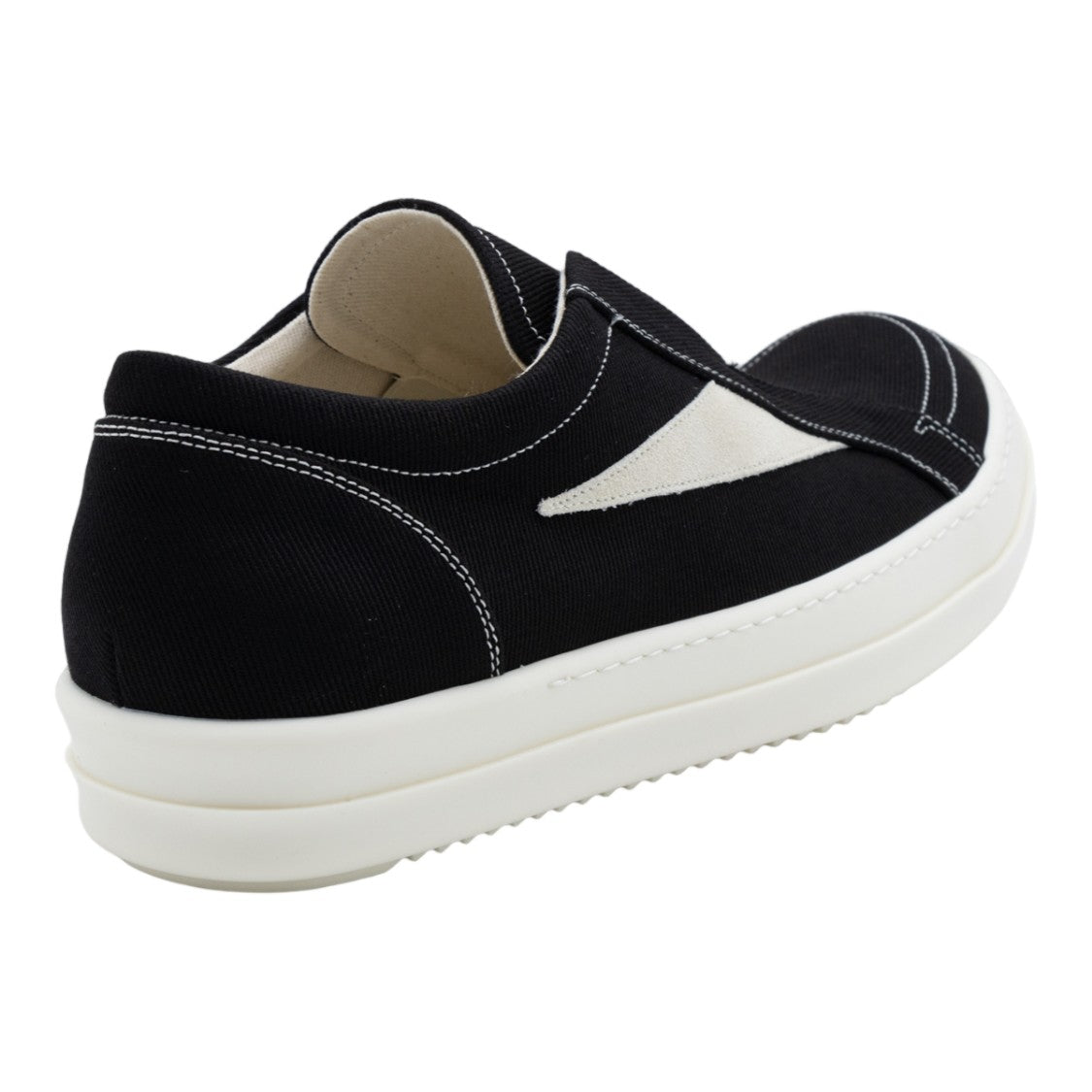 Drkshdw By Rick Owens Slip-On Sneakers With Distinctive Triangular Accent