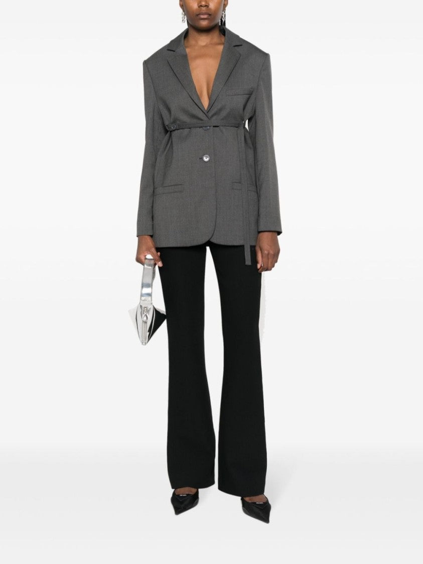 Courrèges Tailored Belted Blazer