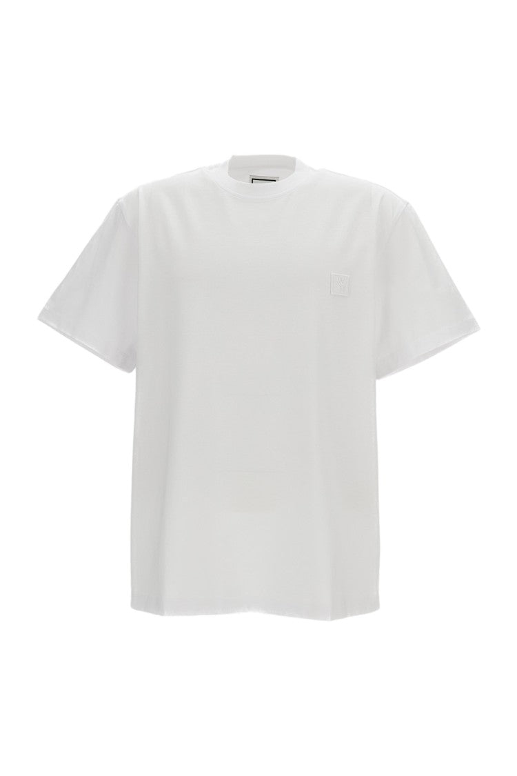 Wooyoungmi White Logo Cotton T-Shirt