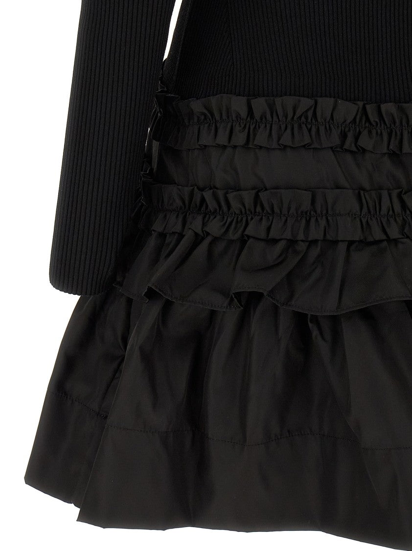 Ganni 'Melange Rib Knit Mini' Dress