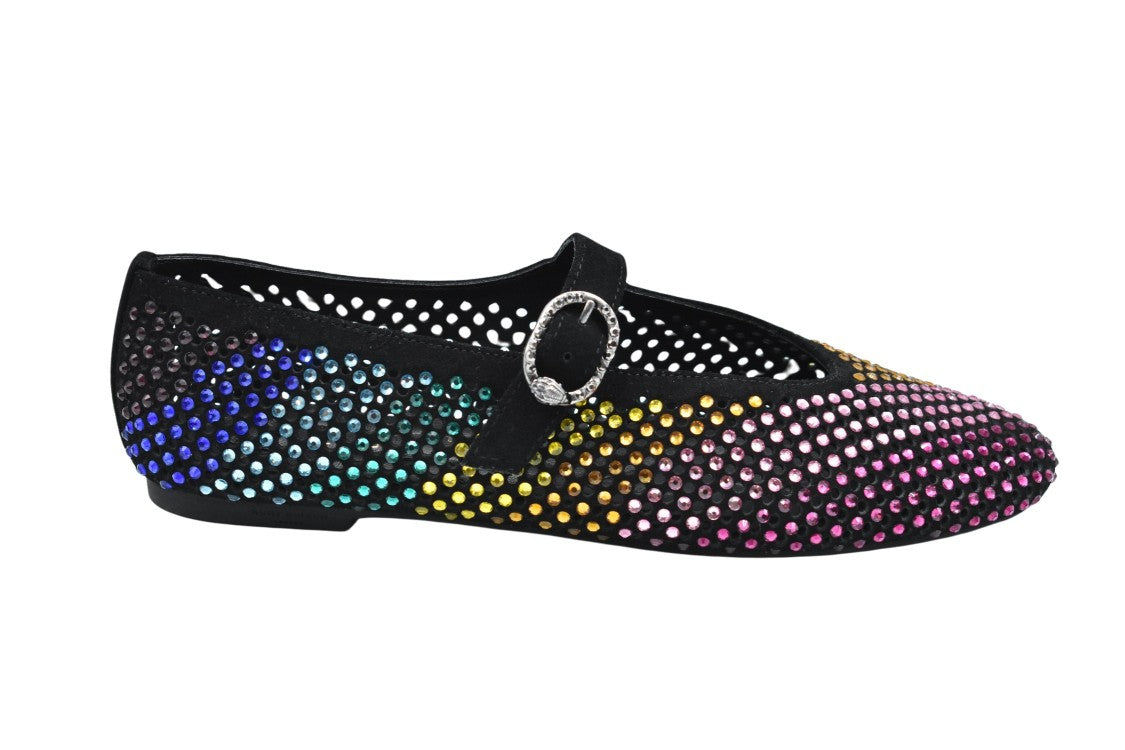 Kurt Geiger Perforated Black Mary Jane Shoes