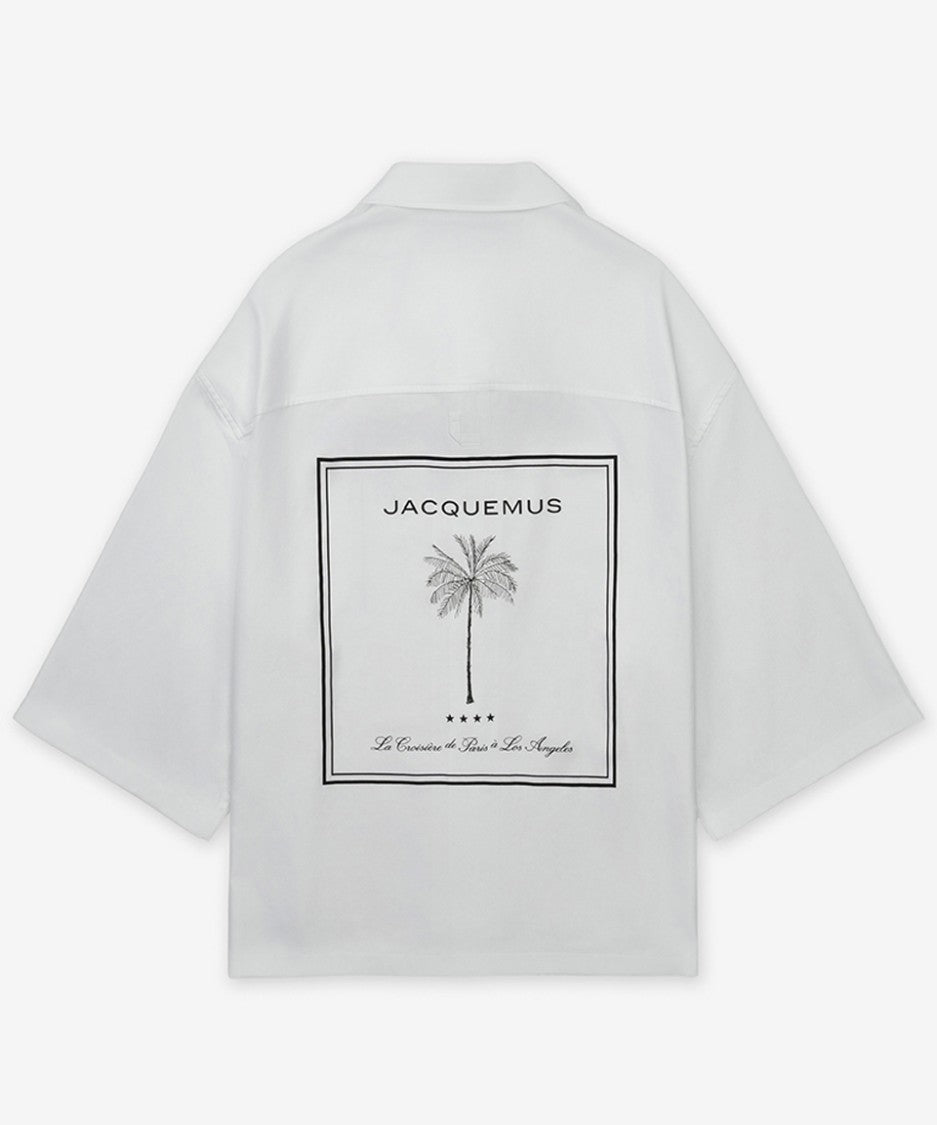 Jacquemus Short-Sleeved Jacquemus Shirt With Embroidered Detail