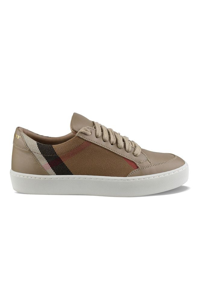Burberry Beige Low-Top Sneakers