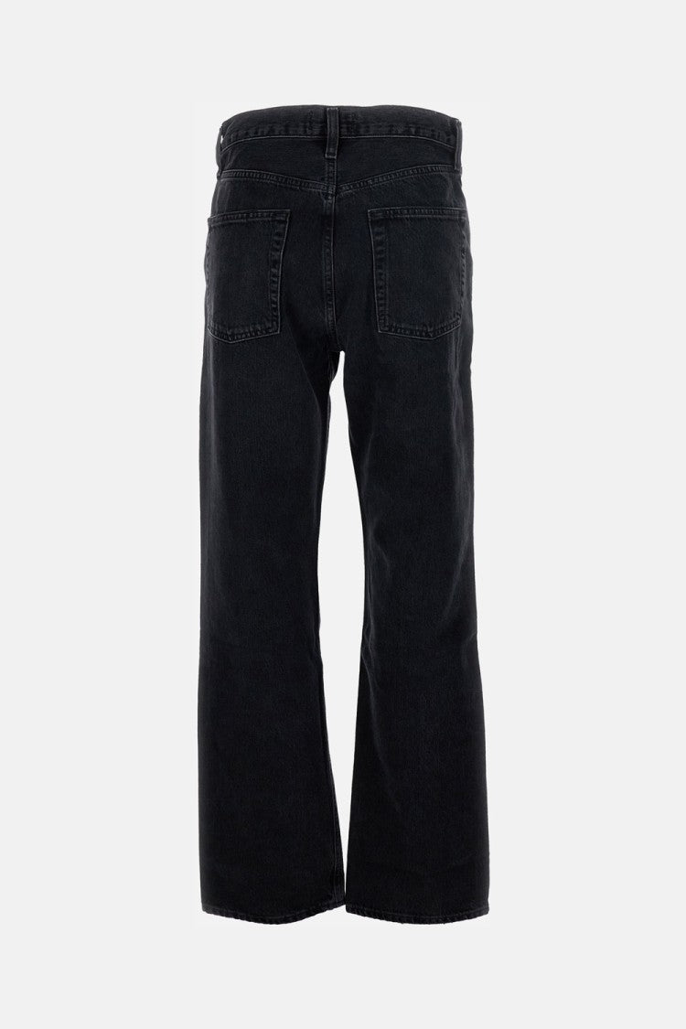 Agolde Wide Leg Five-Pocket Jeans With Zip Fastener
