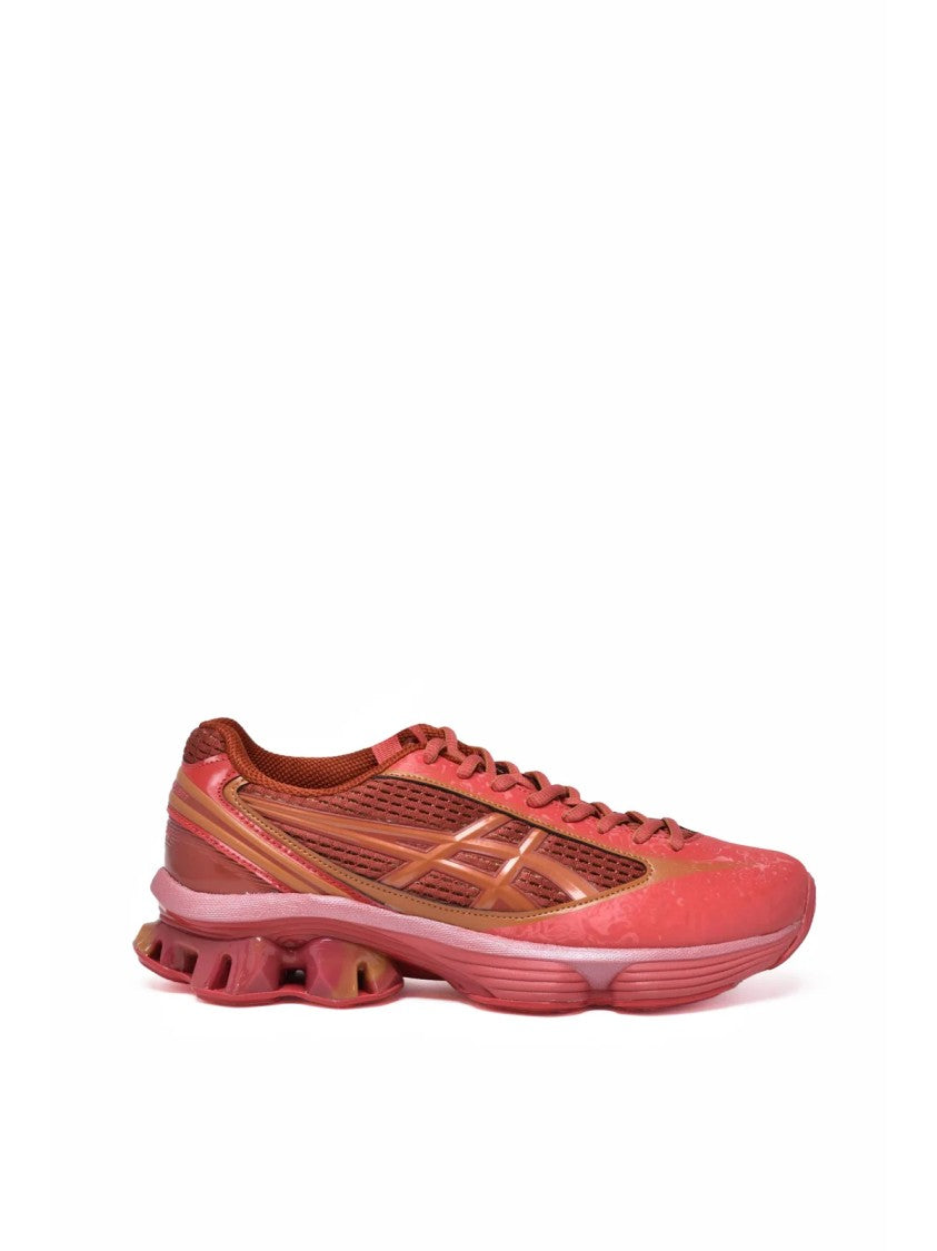 Asics Red Rubber-Blend Kinetic Sneakers