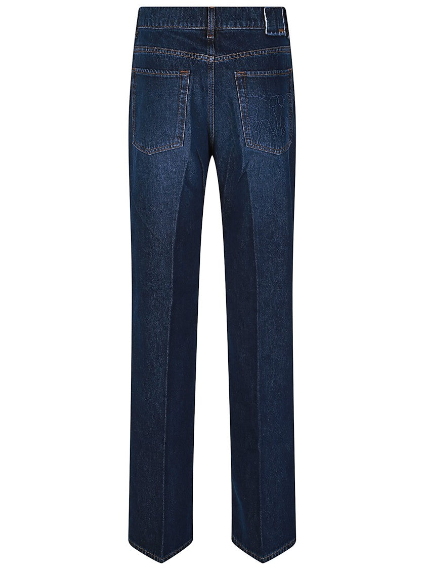 Pinko Wanda Wide Leg Indigo Jeans
