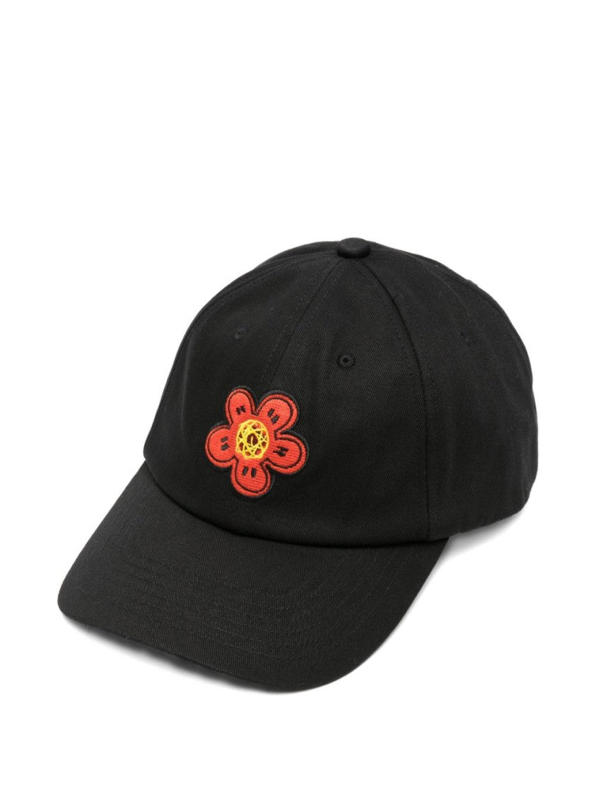 Kenzo Curved Brim Black Baseball Cap