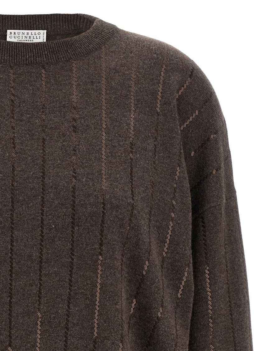 Brunello Cucinelli Sequin Cashmere Sweater