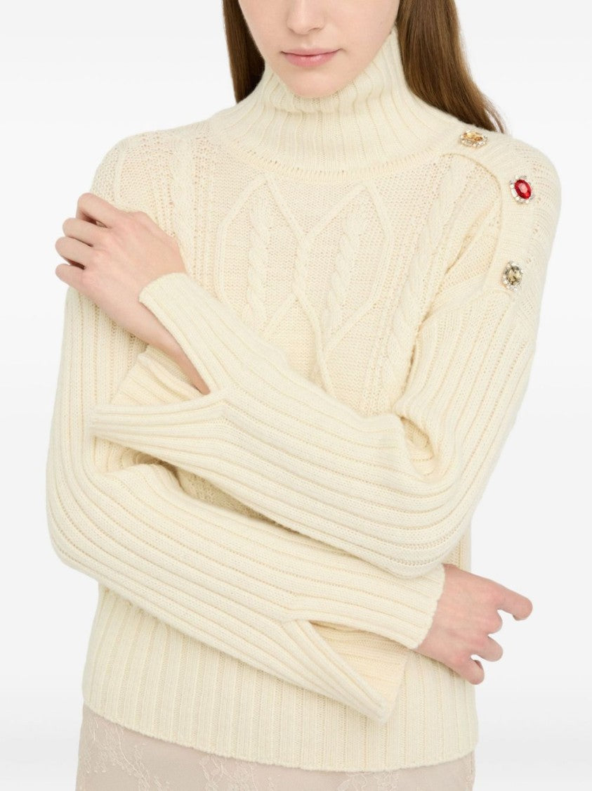 Liu Jo Luxuriously Soft Cable Knit Sweater